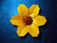 Origami Wildflower by David Martinez on giladorigami.com