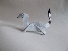 Origami Stoat by Manuel Sirgo on giladorigami.com