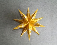 Origami Bascetta star 1 by Paolo Bascetta on giladorigami.com