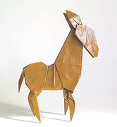 Origami Donkey by Juan Gimeno on giladorigami.com