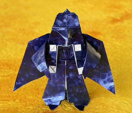 Origami Karasu-Tengu by Satoshi Kamiya on giladorigami.com