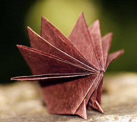 Origami Porcupine by Kunihiko Kasahara on giladorigami.com