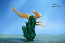 Origami Mermaid by Patricia Crawford on giladorigami.com