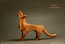 Origami Coyote by Richard Ojeda Soto on giladorigami.com