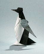 Origami Emperor penguin by Gerard Ty Sovann on giladorigami.com