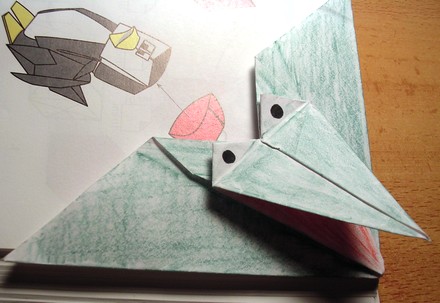Origami Dragon bookmark by Francesc Marti on giladorigami.com