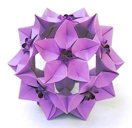 Origami Columbine by Meenakshi Mukerji on giladorigami.com
