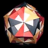 Origami Daisy Dodecahedron 1 by Meenakshi Mukerji on giladorigami.com