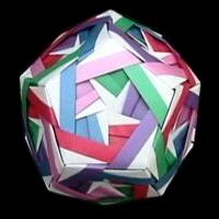 Origami Jasmine Dodecahedron 3 by Meenakshi Mukerji on giladorigami.com