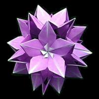 Origami Passion Flower Ball by Meenakshi Mukerji on giladorigami.com