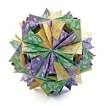 Origami Etna Kusudama by Maria Sinayskaya on giladorigami.com