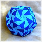 Origami Vortex Dodecahedron by Meenakshi Mukerji on giladorigami.com