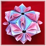 Origami Zinnia by Meenakshi Mukerji on giladorigami.com