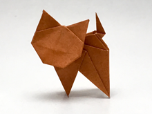 Origami Cat by Ryo Aoki on giladorigami.com