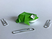 Origami Frog by Kobayashi Hiroaki on giladorigami.com