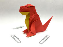 Origami Tyrannosaurus by Shunsuke Inoue on giladorigami.com