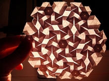 Origami Double triangle sawtooth by Miguel Angel Blanco Munoz on giladorigami.com