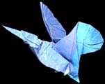 Origami Kingfisher by Hideo Komatsu on giladorigami.com