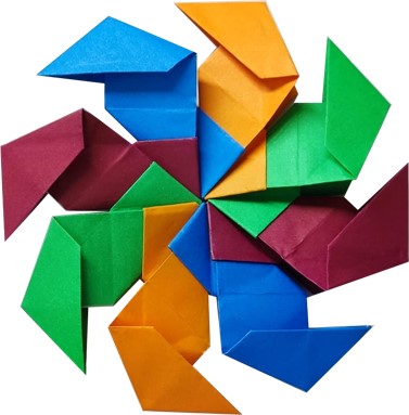 Origami Cy-cloned by Yossi Nir on giladorigami.com