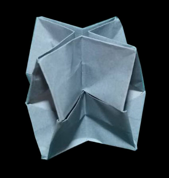 Origami Horn loud speaker by Yossi Nir on giladorigami.com