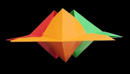 Origami UFO by Yossi Nir on giladorigami.com