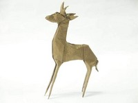 Origami Gerenuk by Lionel Albertino on giladorigami.com