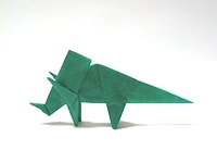 Origami Chasmosaurus by Fumiaki Kawahata on giladorigami.com