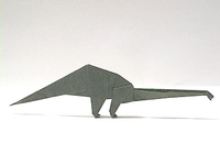 Origami Mamenchisaurus by Fumiaki Kawahata on giladorigami.com