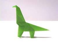 Origami Supersaurus by Fumiaki Kawahata on giladorigami.com