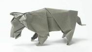 Origami Bison by Seiji Nishikawa on giladorigami.com