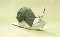 Origami Snail by Manuel Sirgo on giladorigami.com