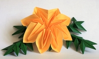 Origami Marigold by Toshikazu Kawasaki on giladorigami.com