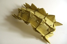 Origami Dragon helix by Eric Gjerde on giladorigami.com
