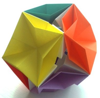 Origami Modular shape by Kumasaka Hiroshi on giladorigami.com