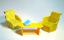 Origami Chair by Kunihiko Kasahara on giladorigami.com