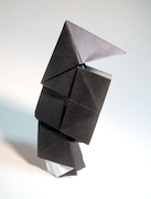 Origami Friar by Kunihiko Kasahara on giladorigami.com