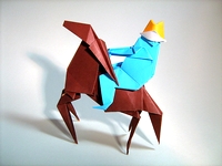 Origami Horse by Kunihiko Kasahara on giladorigami.com