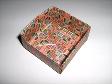 Origami Masu box and lid by Traditional on giladorigami.com