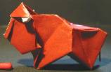 Origami Buffalo by Kunihiko Kasahara on giladorigami.com