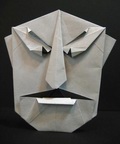 Origami Face by Kunihiko Kasahara on giladorigami.com