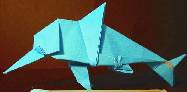 Origami Ichthyosaurus by Yamada Katsuhisa on giladorigami.com