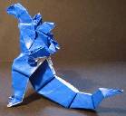 Origami Godzilla by Yamanashi Masahiro on giladorigami.com