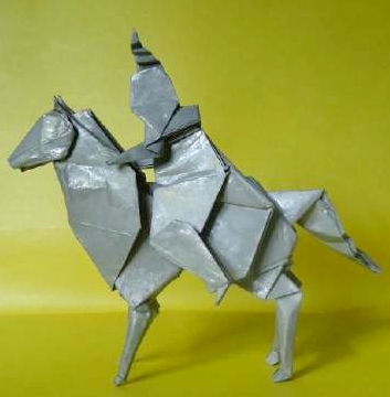 Origami Horse and rider V 2.0 by Leonardo Pulido Martinez on giladorigami.com