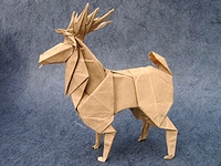 Origami Deer by Roman Diaz on giladorigami.com