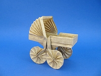 Origami Pram by Roberto Gretter on giladorigami.com