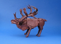 Origami Caribou by Satoshi Kamiya on giladorigami.com