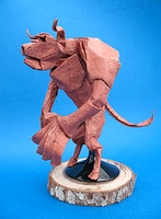 Origami Minotaur by Satoshi Kamiya on giladorigami.com