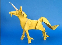 Origami Unicorn by Satoshi Kamiya on giladorigami.com