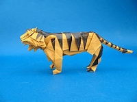 Origami Tiger by Fumiaki Kawahata on giladorigami.com