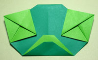 Origami Grumpy alien by Nick Robinson on giladorigami.com